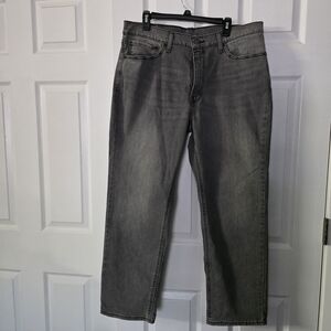 Levi's Gray Straight-Leg Jeans Versatile Style